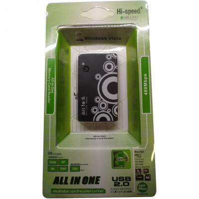 Считыватель флеш-карт Atcom TD2027 USB 2.0 ALL IN 1 - (Memory Stick (MS) , Secure Digit (10727) Винница - изображение 2