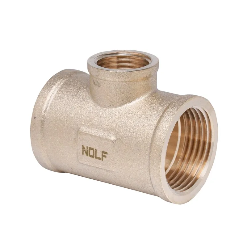 Трійник редукційний NOLF NFC.T080608F-3/4"Fх1/2"Fх3/4"F (NF3192) Київ - фото 1