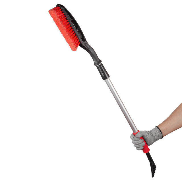 Щітка зі скребком, телескопічна, 99-139 см INTERTOOL AT-0119 Київ - фото 9