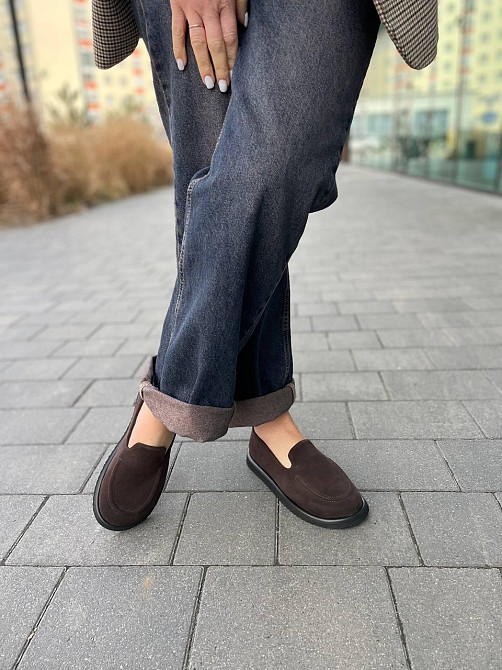 Zemira Балетки жіночі M.KRAFT T-79 коричневі (весна-осінь, замша натуральна) (5789) Коломыя - изображение 6