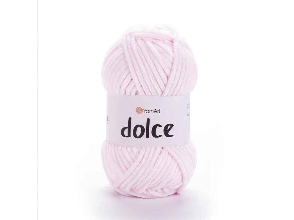 Пряжа Dolce блідо-рожевий 100% мікрополіестр 120м 100г 5шт/уп 781 ТМ YarnArt Київ - фото 1