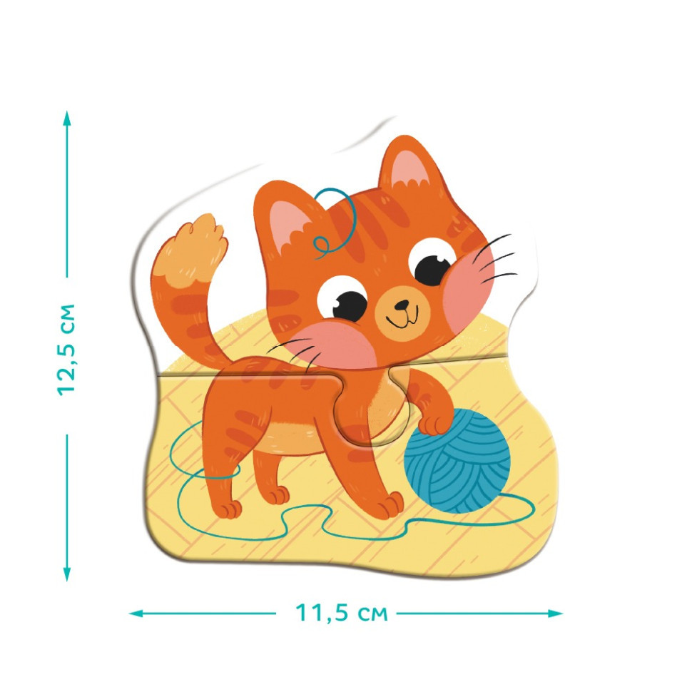 Детский пазл 4 в 1 