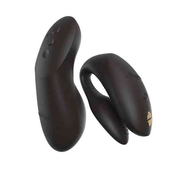 Вибратор для пар We-Vibe Chorus Pro Satin Blackс пультом и приложением, черный Sex Aura Киев