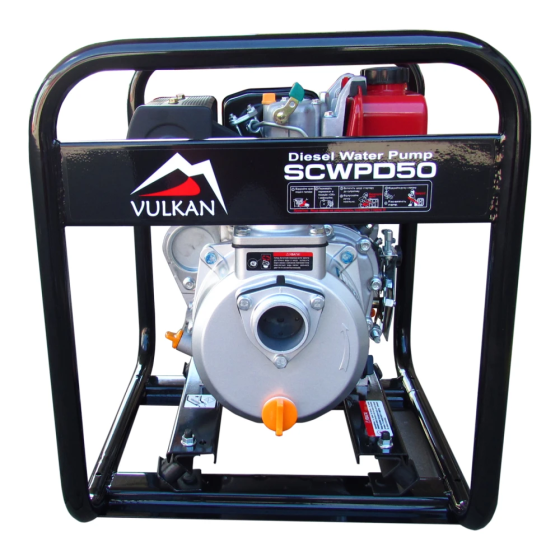Мотопомпа дизельная Vulkan SCWPD50 для чистой воды (79164) Киев