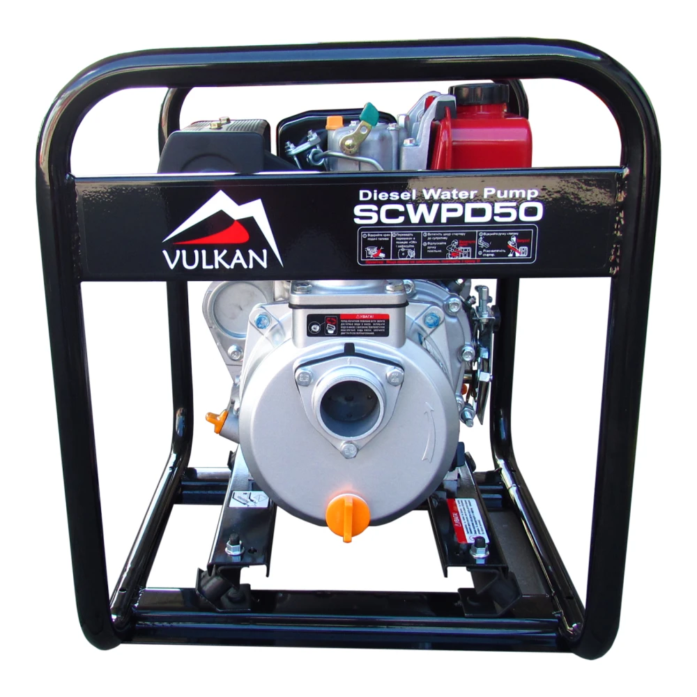 Мотопомпа дизельная Vulkan SCWPD50 для чистой воды (79164) Киев - изображение 1