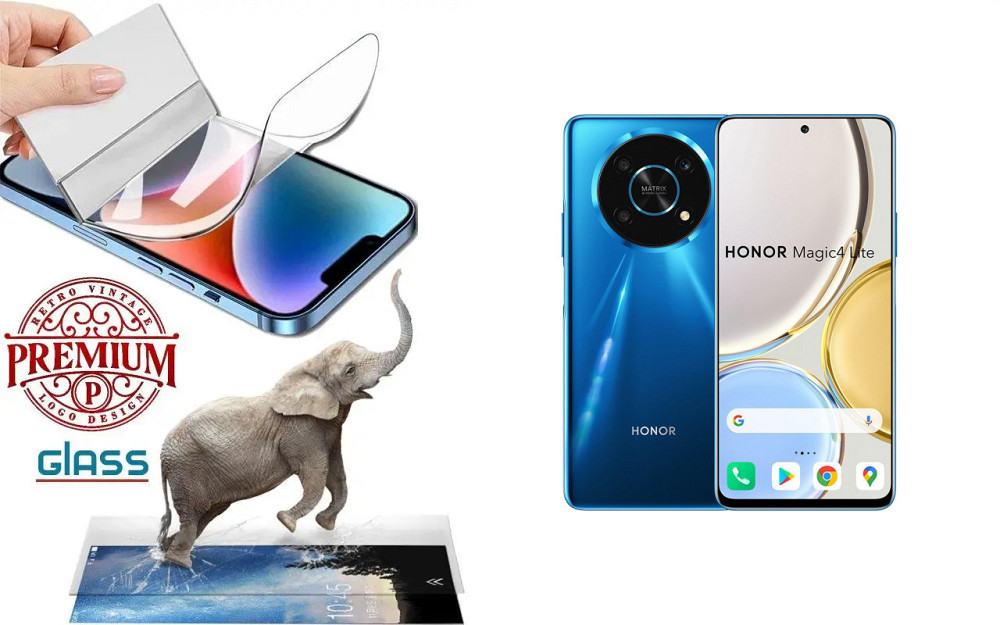 Полиуретановая пленка Honor Magic 4 5G, Magic 4 Lite 5G, Premium, толщина 0,2 мм Киев - изображение 1