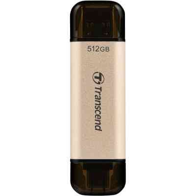 USB флеш накопичувач Transcend 512GB JetFlash 930C Gold-Black USB 3.2/Type-C (TS512GJF930C) Вінниця