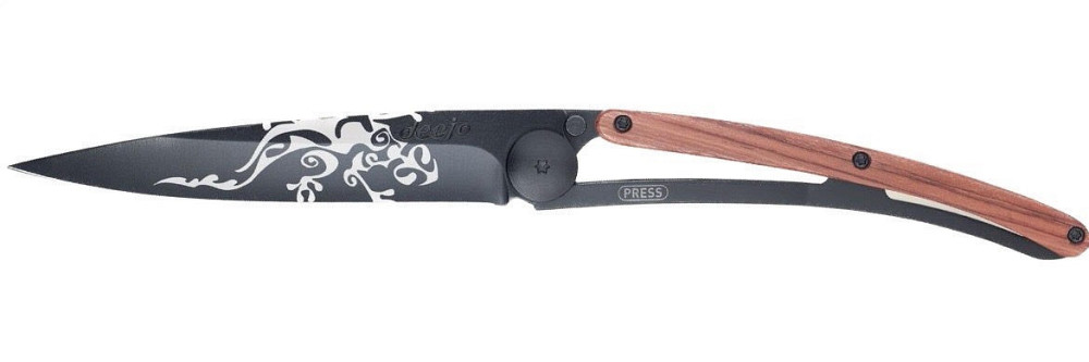 Универсальный Складной Нож с лазерной гравировкой Геккон Deejo 