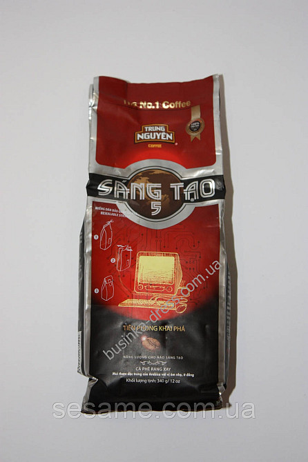 Вьетнамский кофе Sang Tao №5 Trung Nguen 340г натуральный молотый кофе Харьков - изображение 3
