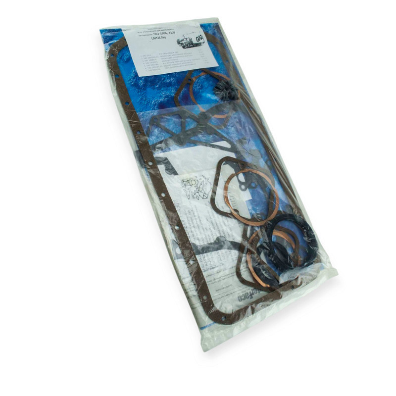 Прокладка до ГАЗ-3309 диз. (синій блістер) двигуна Мукачево - фото 1