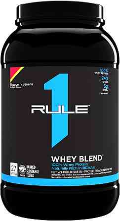 Протеин Rule One Whey Blend 908 gram (Strawberry Banana ) Луцк
