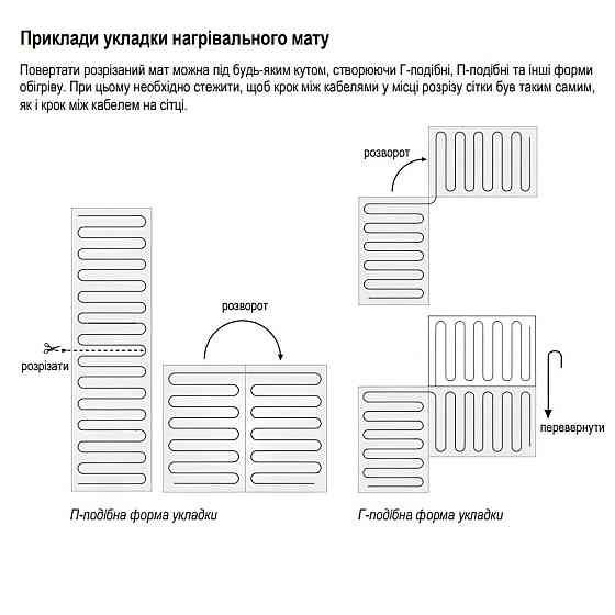 Нагрівальний мат FLYME POWER HEAT 190/175 для теплої підлоги Київ