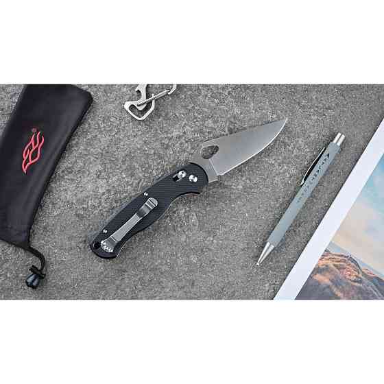 Нож складной Ganzo G729-BK черный Ровно