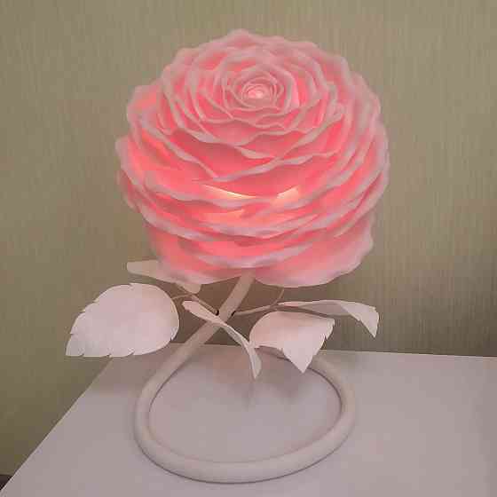 Світильник-нічник "Рожева троянда" Дніпро