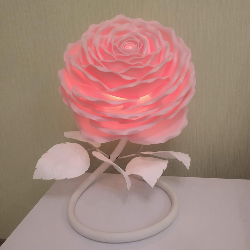 Світильник-нічник "Рожева троянда" Дніпро - фото 1
