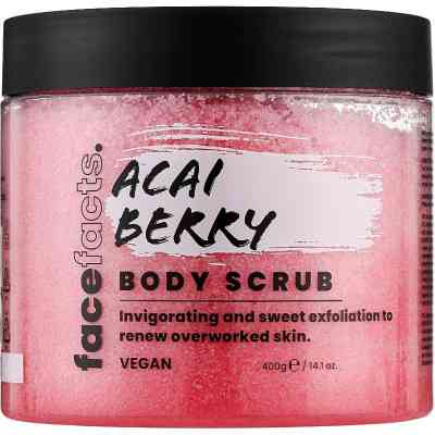 Скраб для тіла Face Facts Body Scrub Acai Berry Ягода асаї 400 г (5031413938517) Вінниця