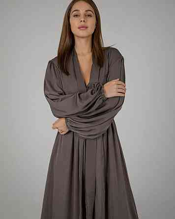 Жіночий костюм-трійка "Diana" із льону Сірий L/XL Харків