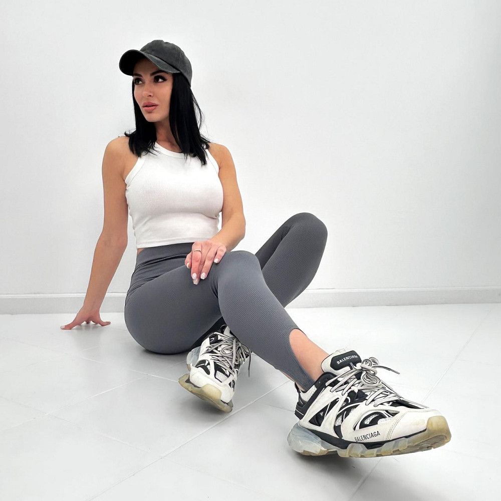 Трикотажные лосины рубчик со штрипками Toffee Киев - изображение 5