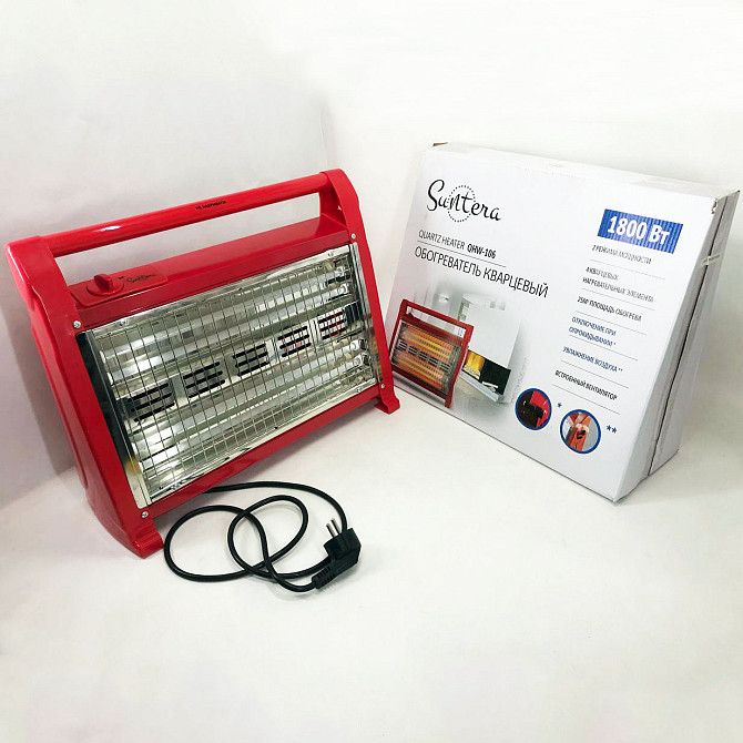 Кварцовий обігрівач heater Suntera QHW-106 1800Вт, Кварцовий обігрівач BD-941 з терморегулятором Київ - фото 10