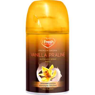 Освіжувач повітря iFresh Premium Aroma Vanilla Praline Змінний балон 250 мл (4820268100139) Вінниця
