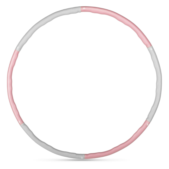 Хулахуп Gymtek з масажером 100см рожево-сірий Київ