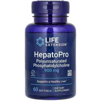 Вітамінно-мінеральний комплекс Life Extension Фосфатидилхолін, 900 мг, HepatoPro, 60 гелевих капсул (LEX-13936) Вінниця