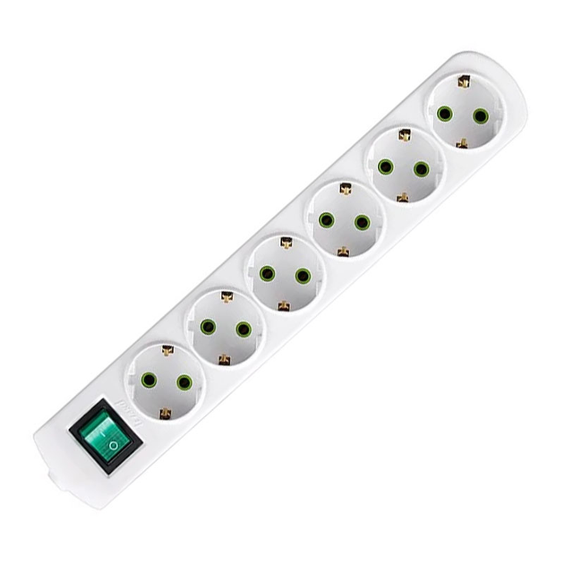 Колодка LETITIA із заземленням 6 входів з вимикачем Lezard Харків - фото 2