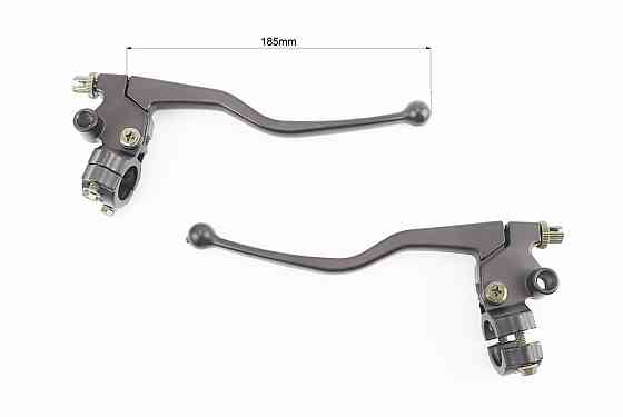 Важіль гальма, зчеплення з кріпленням к-кт 2шт (чорні) Київ