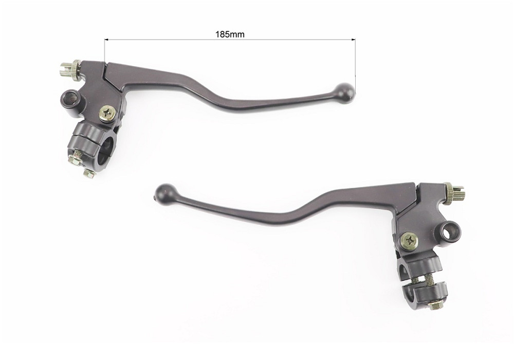 Важіль гальма, зчеплення з кріпленням к-кт 2шт (чорні) Київ - фото 3