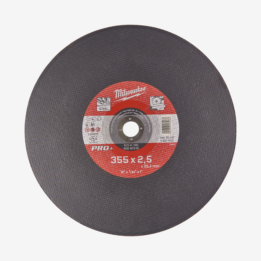 Диск отрезной по металлу MILWAUKEE, SC 41/355х2,5мм, Ø355мм Одесса - изображение 1