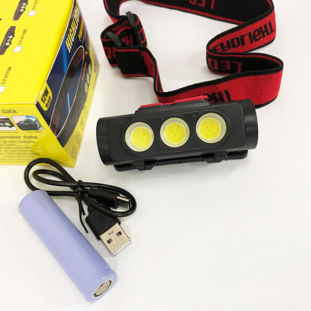 Налобный фонарь с линзой PLD-2119C, Led headlamp налобный фонарь фонарик bailong ZU-62 Львов - изображение 12
