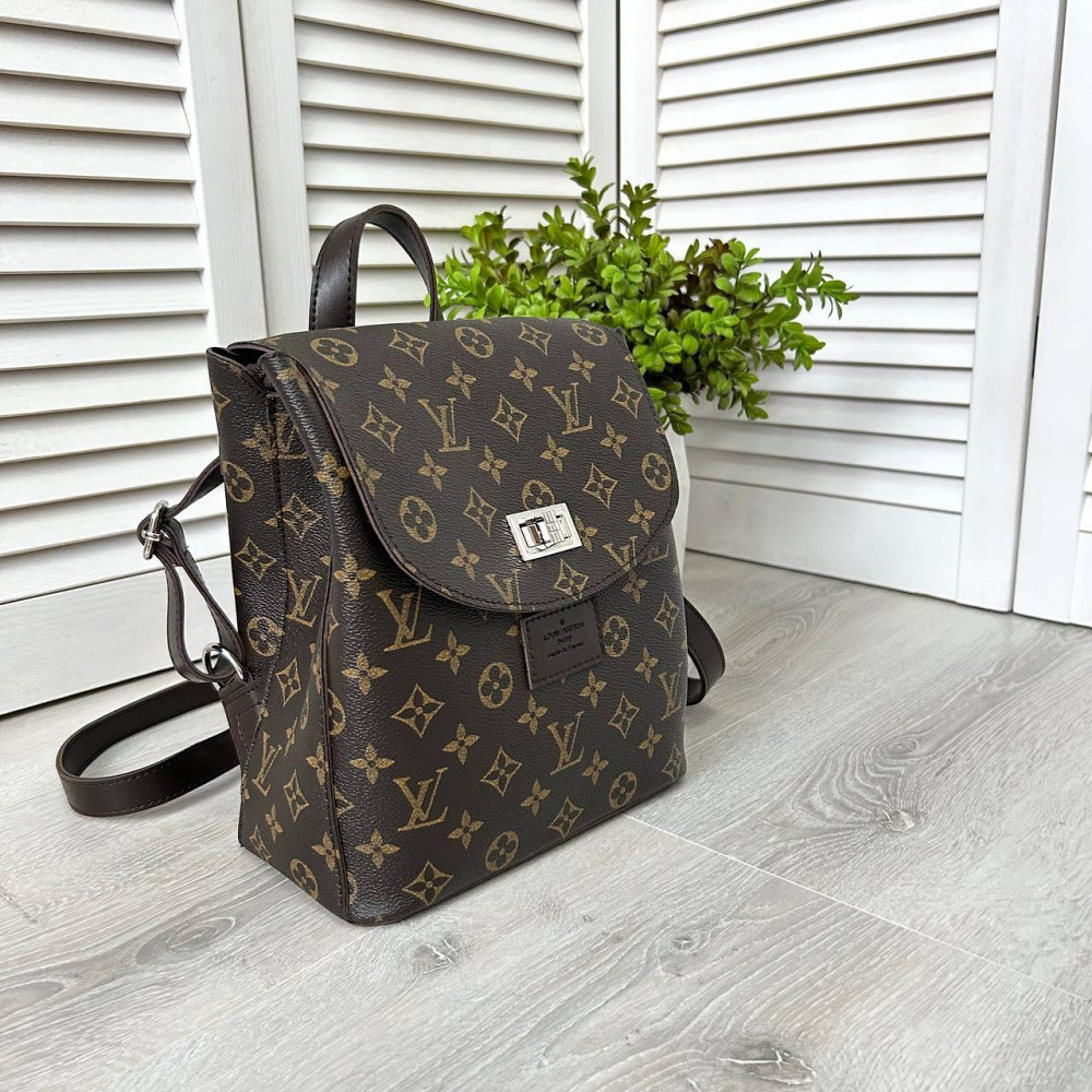 Брендовый женский рюкзак-сумка. Женский маленький брендовый рюкзак Louis Vuitton Киев - изображение 10