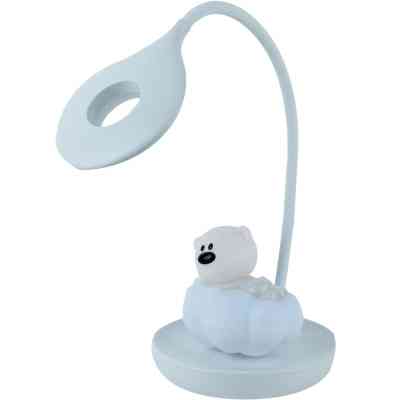Настольная лампа Kite Cloudy Bear LED с аккумулятором, голубая (K24-493-2-3) Винница