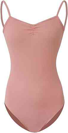 Купальник для танцев ROYAL SMEELA Camisole Backless розовый регулируемые бретели балетный леотард спандекс Киев
