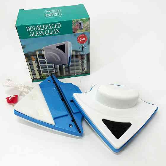 Щетка магнитная для мытья стекол с двух сторон Doublefaced Glass Clean OD-34 Львов