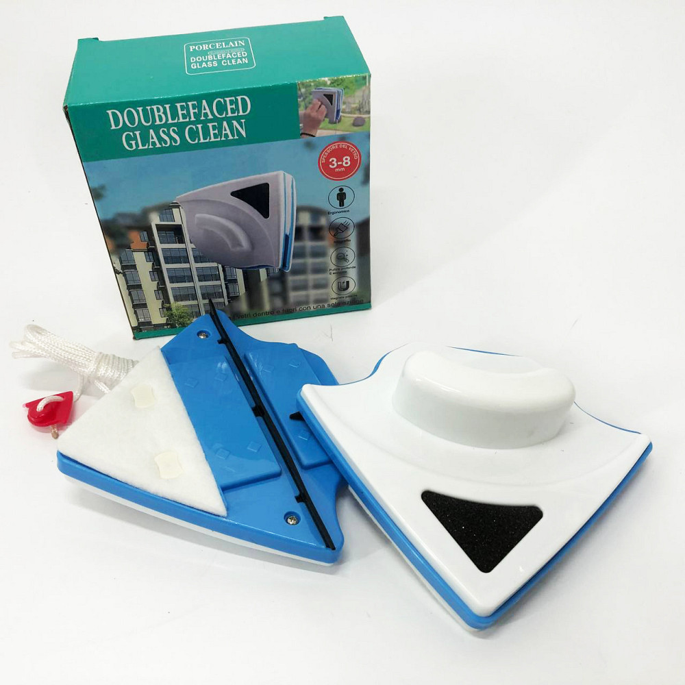 Щетка магнитная для мытья стекол с двух сторон Doublefaced Glass Clean OD-34 Львов - изображение 3