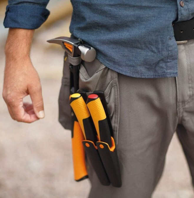 Усиленный Нож для Ремесленника с чехлом-точилкой Fiskars (1023620) Нержавеющая сталь Нововолынск - изображение 5