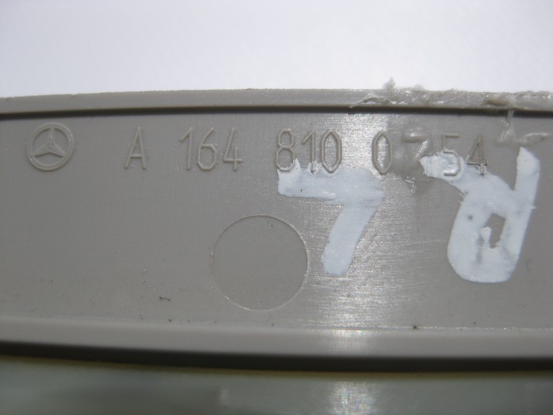 Mercedes-Benz  A1648100754 7E94 Ручка стельова сіра задня ліва ML W164 GL X164 R-Class W251 Одеса - фото 3