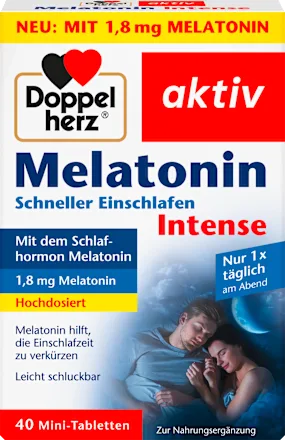 Doppelherz Melatonin Intense Mini Tabletten 40 St  Таблетки Melatonin Intense Mini 40 штук Киев - изображение 1