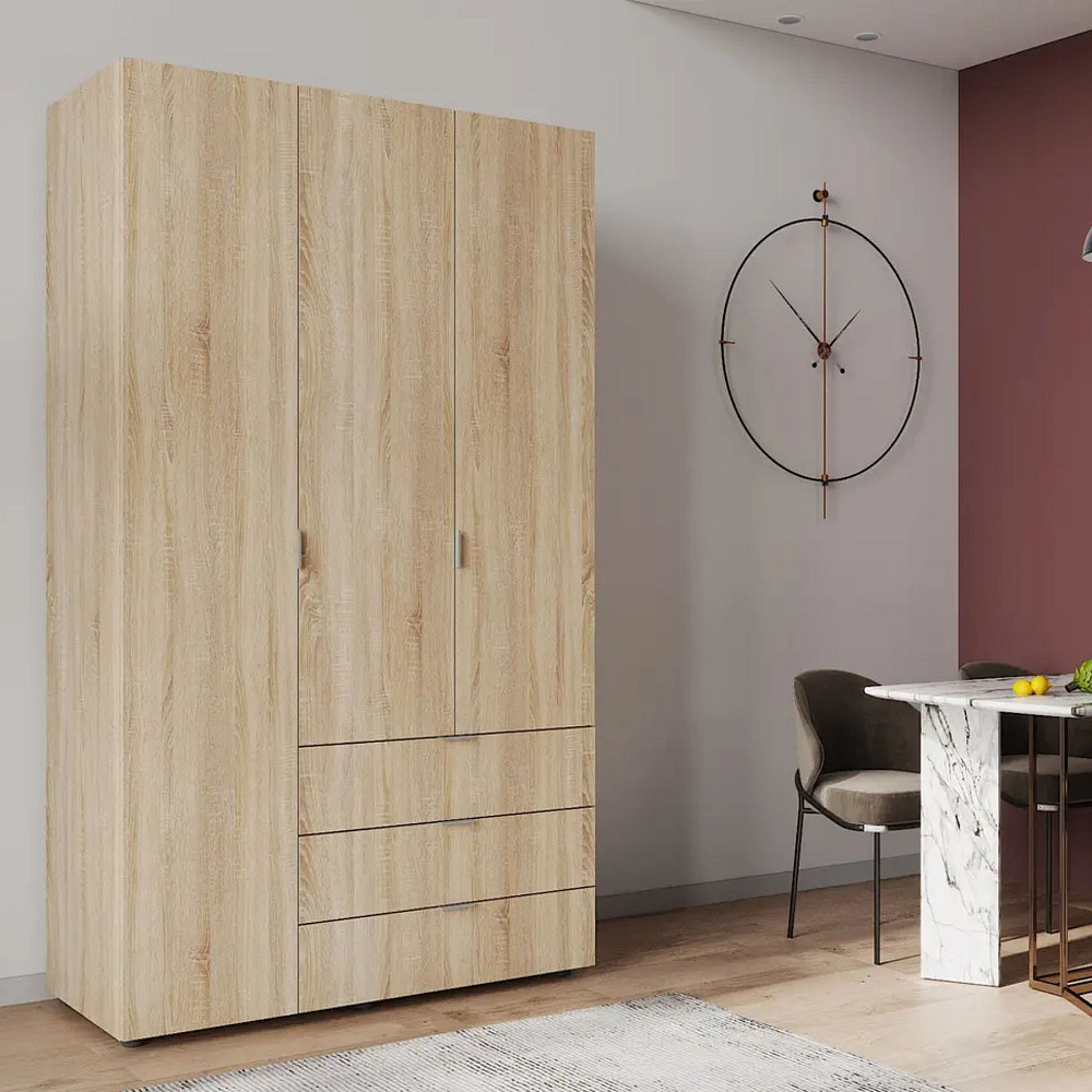 Шафа розпашна для одягу Doros Гелар 116,2х49,5х203,4 см Дуб сонома (DRS-011101) Дніпро - фото 1