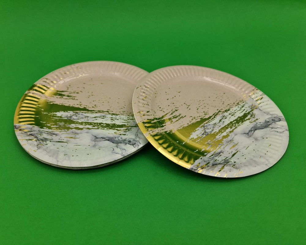 Тарелки бумажные одноразовые  