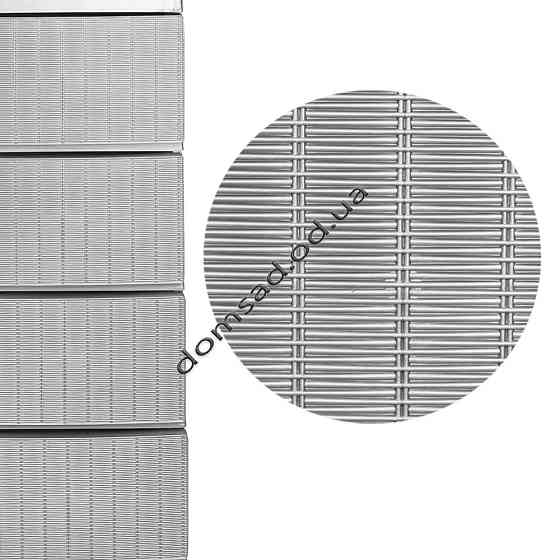 Комод пластиковий "Ротанг" 8 ярусів 166*43*34см, R-Plastic, сірий Одеса