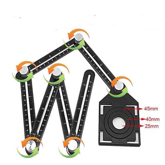 Шаблометр,шаблон для плитки,локатор для плитки,линейка шабломер,шаблон для разметки плитки JNZ (20015285) Киев