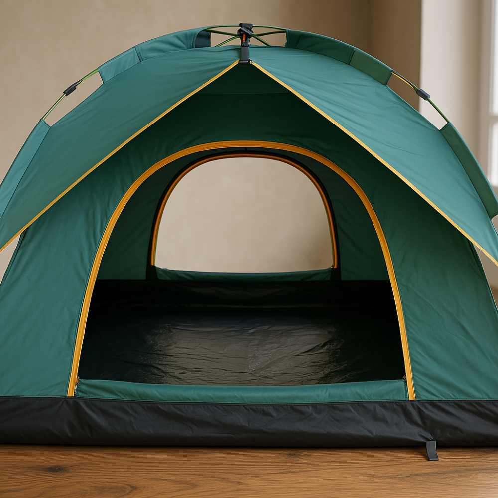 Автоматическая двухместная туристическая палатка для кемпинга и рыбалки с тентом, москитной сеткой и чехлом Львов - изображение 3