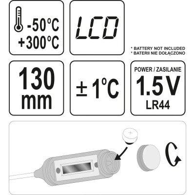 Термометр Yato YT-72971 Винница - изображение 5