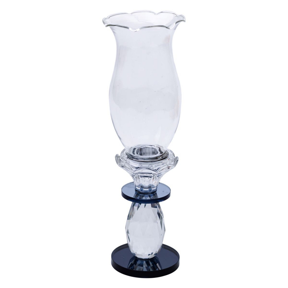 Підсвічник скляний 7×25.5 см підсвічник декоративний келих на ніжці HP-4-1S Коломия - фото 3