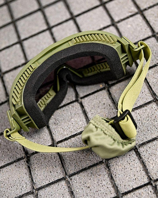 Очки маска  защитные баллистические с вентиляцией олива   ПП7842 Одесса - изображение 5