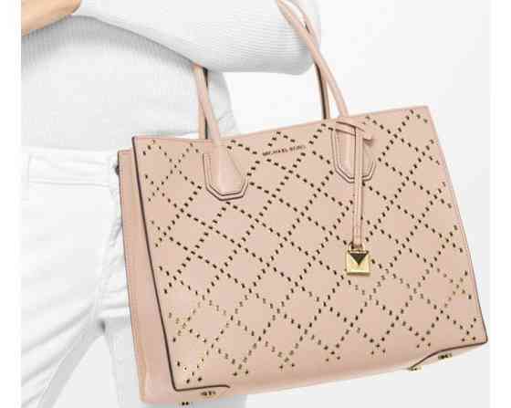 Женская сумка в стиле Michael Kors Mercer Grommeted small rose Киев