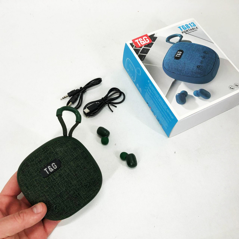 Bluetooth стерео колонка з радіо, Бездротова колонка переносна гучна на акумуляторі маленька YJ-57 Івано-Франківськ - фото 8