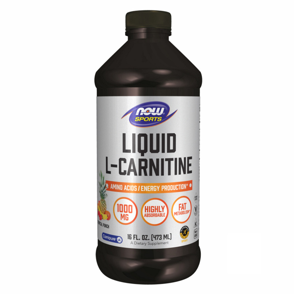 Жидкий L-карнитин NOW Foods Carnitine Liquid 473 мл тропический пунш Киев - изображение 3